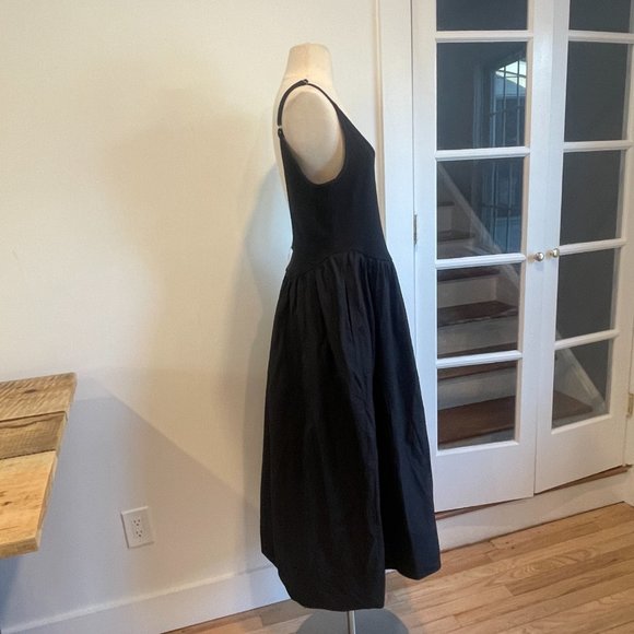 SOLD Free People Black Dylan Midi Dress Size L & XL Retail $128 - Picture 4 of 9
